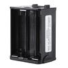 Akkufach für Kenwood TH-28TH-48TH-78HT Funkgerät Walkie Talkie Kapazität (6*AA)  Schwarz