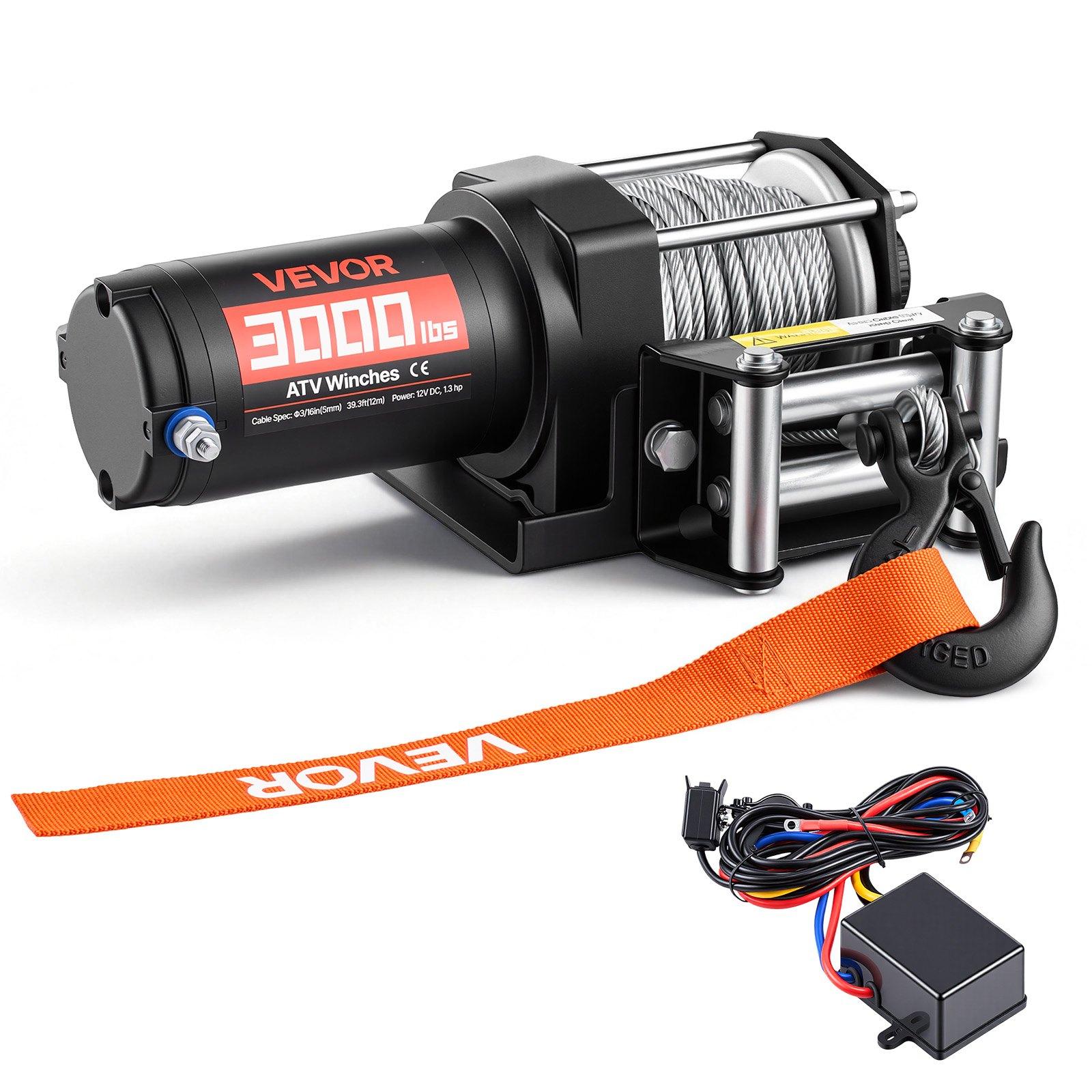 VEVOR 1360 kg elektriskā vinča, 12V