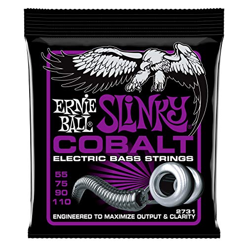 ERNIE BALL 2731 Bass Strings (55-110) Cobalt Power Slinky Bass
