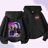 Katseye Children Cardigan Coat Girls Baby Sweet Hooded Zipper Jacket Fashion Kid Sweatshirt Cute Clothes Top Anime Birthday Gift