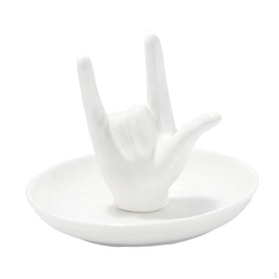 Hand Shaped Holder Jewelry Tray Organizer Birthday Gift Women Versatile Display for Bangle