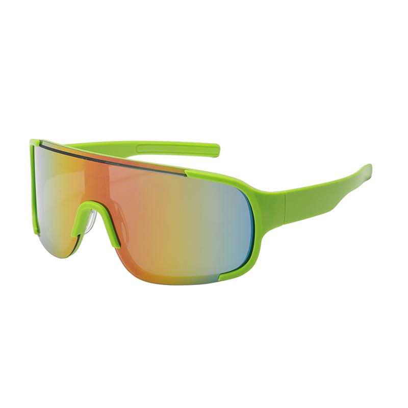 Popular One-piece Outdoor Sports Cycling Set Mirror Large Frame Windproof Sand Climbing And Slimming Personality Sunglass 66307