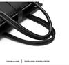 Men's Large Capacity Business Briefcase and Shoulder Messenger Bag