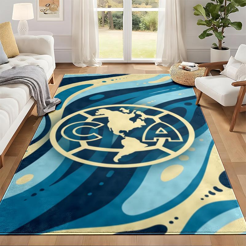 Club America Carpet Door Mat for Living Room or Bedroom Protective Mat Under Chair Office Decoration Christmas Gift Birthday Present