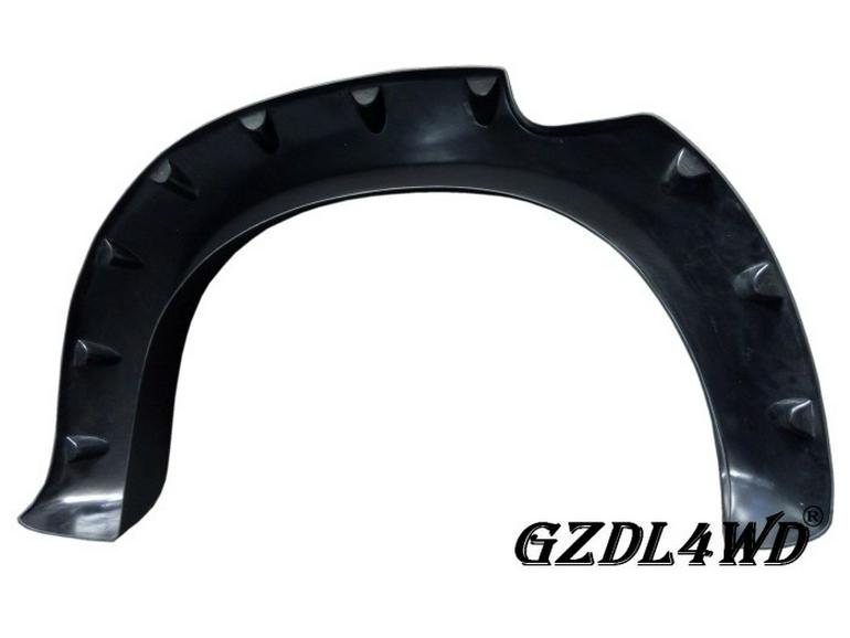 Hilux Vigo Wheel Eyebrow Mudguard: Anti-Scratch, Anti-Collision Car Exterior Modification with Nail Tires.
