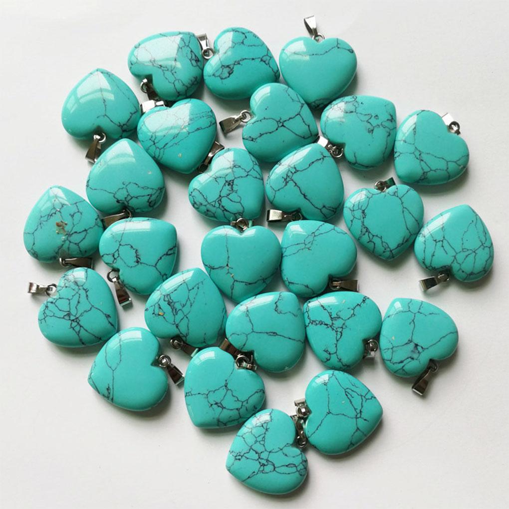 Pack of 3 Necklace Pendants Heart Fashion Jewelry Homemade DIY Decoration Ornament Finding Handicraft Accessories Woman