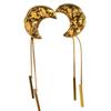 Drop Style Tassel Earrings Stainless Steel Star Moon Earrings Drop Earrings  Jewelry Accessories