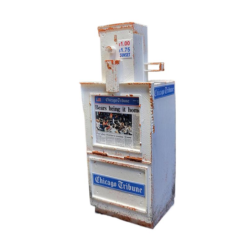 Miniature American Payphone In 1:12 Scale, Mini Vintage Style Dollhouse Furniture Phone Booth Model Accessorries Decoration