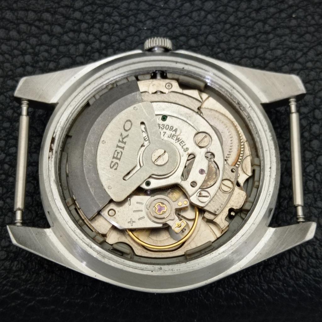 JAPAN VINTAGE SEIKO AUTOMATIC 6309A MENS FERRARI DIAL WATCH a700513-5