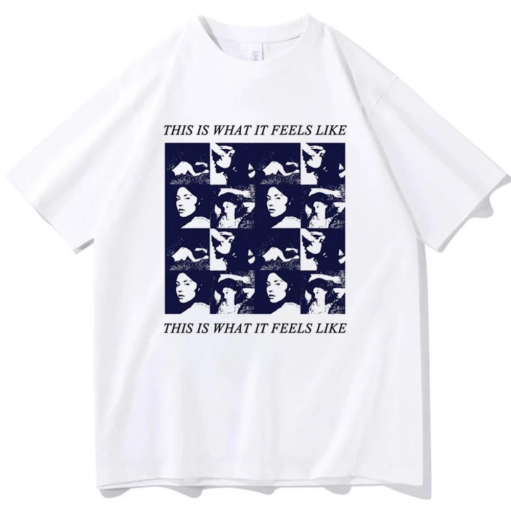 Gracie Abrams tričko dívčí 80. léta dámské Pohodlné harajuku Popová kultura Digitální tričko dámské Prodyšné anime Pastelové Retro kawaii