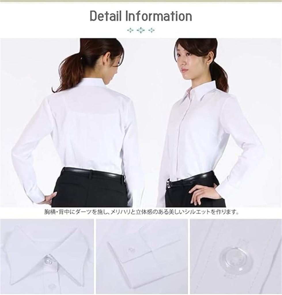Dress Office Long Short Regular Skipper Office Job Regular Dress Shirts [EMMLIA] Women's Shirts, Wear, Blouses, Shirts, Women's Sleeves, Sleeves,