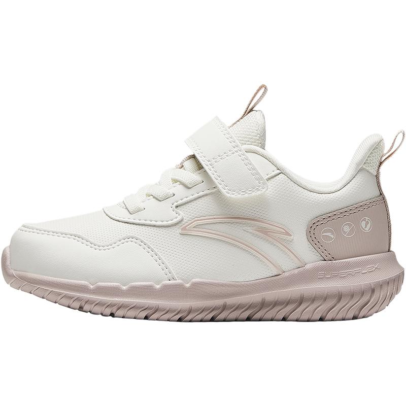 

Anta Детская жизненная сила Удобные Универсальные Легкие Амортизирующие Низкие Кроссовки Детские кроссовки Слоновая кость-Белый Лотос-Серый A22439968-4 28