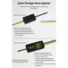 New Car Carbon Fiber Tail Light Modified Trunk Tail Light, Turn Signal Brake Light, Universal LED Iridescent Flow Light