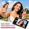 Magnetischer Kabelloser Lade-Selfie-Projektor mit Rückkamera-Splitter für Live-Streaming