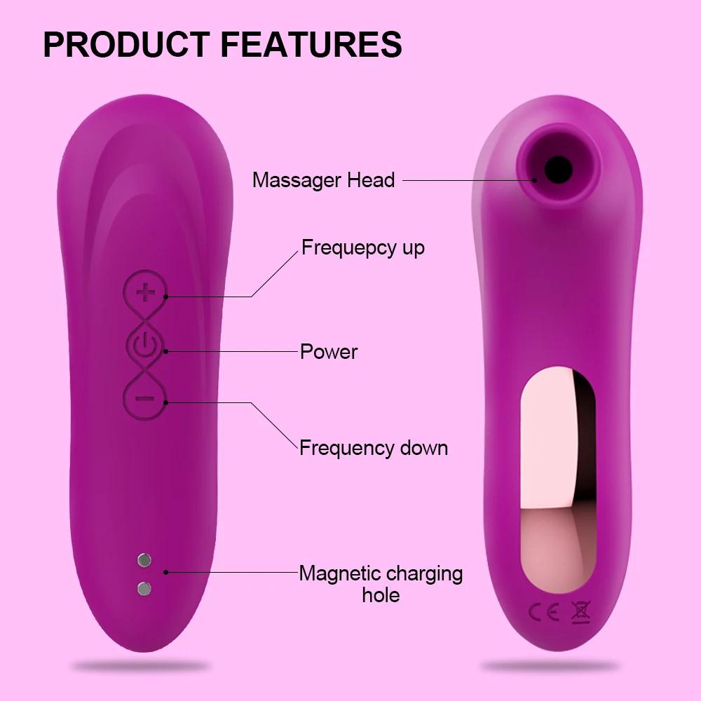 Small Mini Size Clitoral Sucker Vibrator Nipple G Spot Sucking Clitoris Erotic Stimulator Female Masturbator Sex Toys