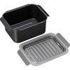 Wahei Freiz Square Deep-Fried Pot Mini with Box Lunch Box Small Small Compact Oil Reduction IH Compatible Gas Poco Frit RB-3348