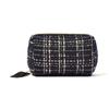 Francfranc Tweed Black Pouch, Small,