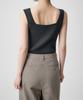 MUSINSA STANDARD WOMAN Women'S Ribbed V-Neck Knit Sleeveless Top [Dark Grey]
