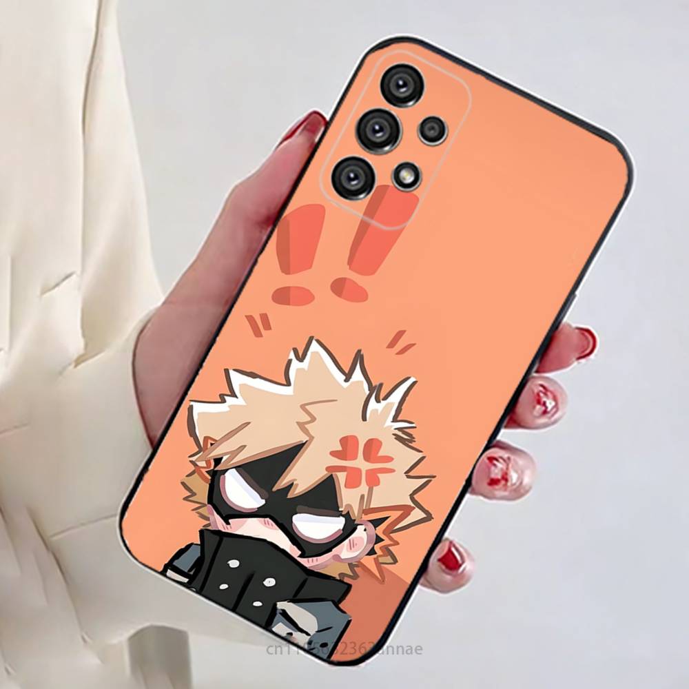 Katsuki Bakugo Hero A-Academia Phone Case for Samsung Galaxy A73,23,53,33,14,24,13,72,22,52,32,54,A34 Soft Cover