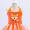 Niedliches Fuchs Halloween Cosplay Kleid für Mädchen Kinder Geburtstagsparty Tutu Kleid Outfits Kinder Karnevalskostüm Kleinkind Mädchen Kleidung