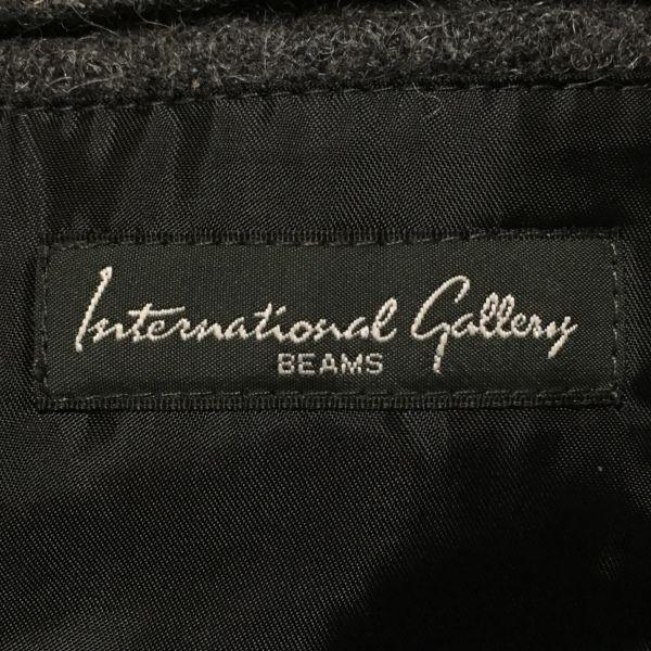 Beams International Gallery Full-Zip Duffle Coat Outer Men S Gray(USED)