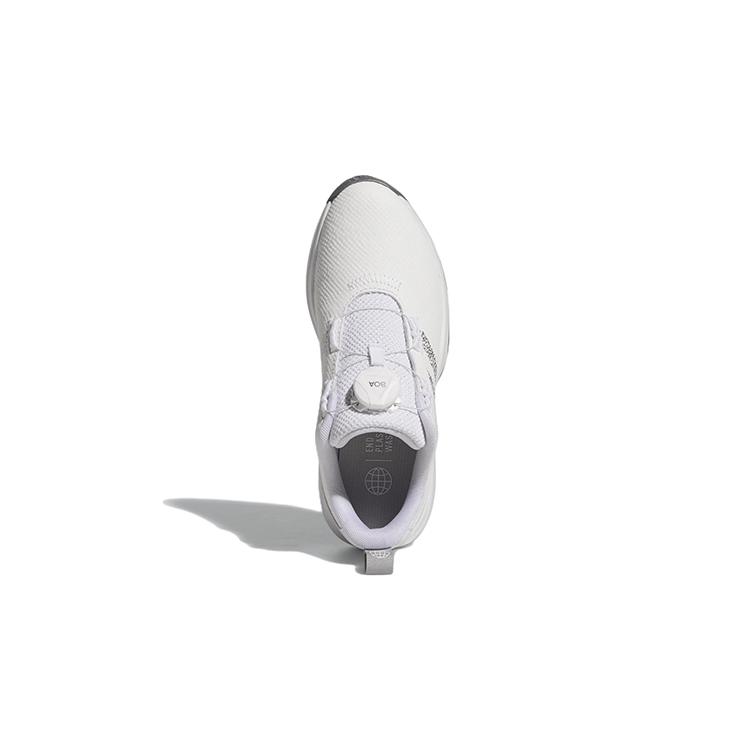 New adidas Codechaos 22 BOA Golf Cloud White Silver Metallic Grey Two GS GX3945