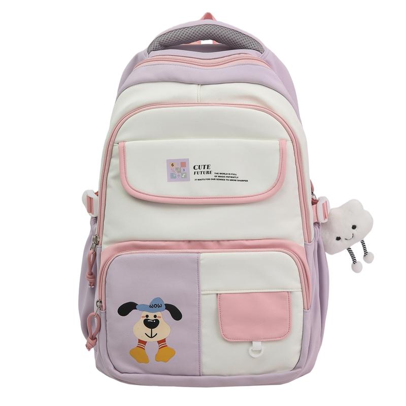 Junior School Student Schoolbag Girl Backpack Large Capacity Lightweight Backpack