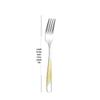 Star Diamond Gold-Plated Stainless Steel Cutlery Set: Luxury Steak Knife and Fork for Hotels