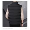 Korean Style Thick Striped Sleeveless Vest For Men Casual Warm