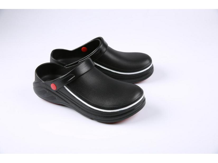 Oil-Proof Non-Slip Safety Work Shoes: Anti-Smash Protective Chef Footwear
