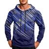 Herren-Hoodie in Farbe, lockere Passform, mit Tasche und Kordelzug