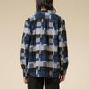 Vans Plaid Collared Long Sleeve Shirt Men Shirts Dark-Blue Black VN0008GJLKV