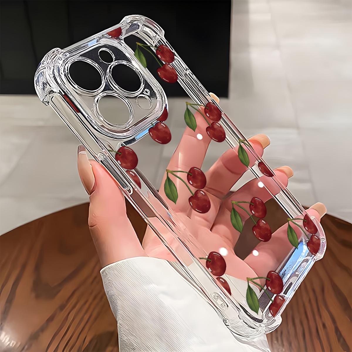 

Cherry Pattern Phone Case for Samsung S26 S25 S24 S23 S22 S21 S20 Note20 Ultra Plus 5G A73 A55 A35 Shockproof Cover Galaxy S21+ 5G