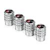 New 4pcs Aluminium Car Tire Valve Stems Caps Gear shaped Valve For T Sline TT A1 A2 A3 A4 A5 A6 A7 A8 8P B6 B7 Auto Accessories