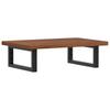 Wall Mounted Washbasin Countertop with Bracket Steel and Solid Oak Wood