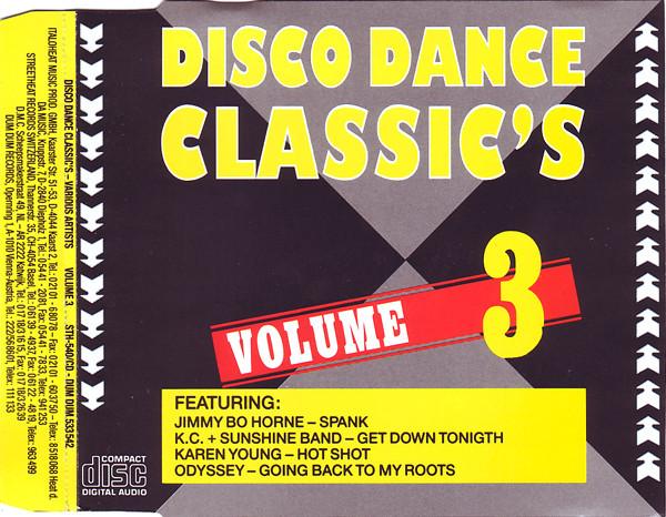 

CD VARIOUS - Disco Dance Classic s Volume 3 STH540CD Streetheat, Dum 1988 Germany Dance & Electronica Used