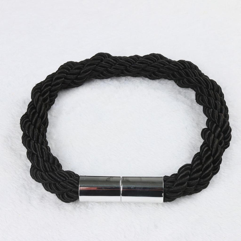 Modern Braided Magnetic Curtain Tie-back, No-Drill Installation