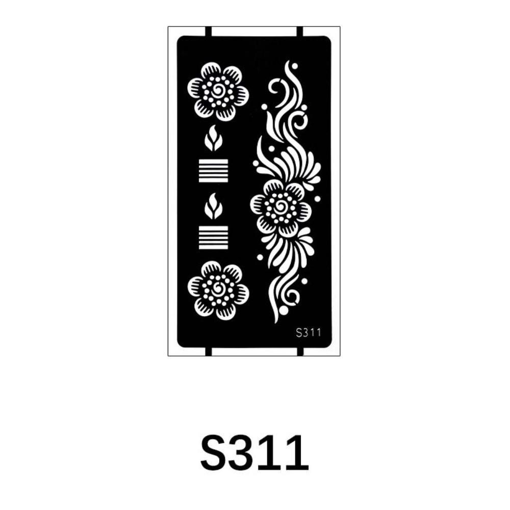 Lace Fake Tattoo Temporary Tattoo Template Legs Arm Henna Tattoo Decals  Women/Lady