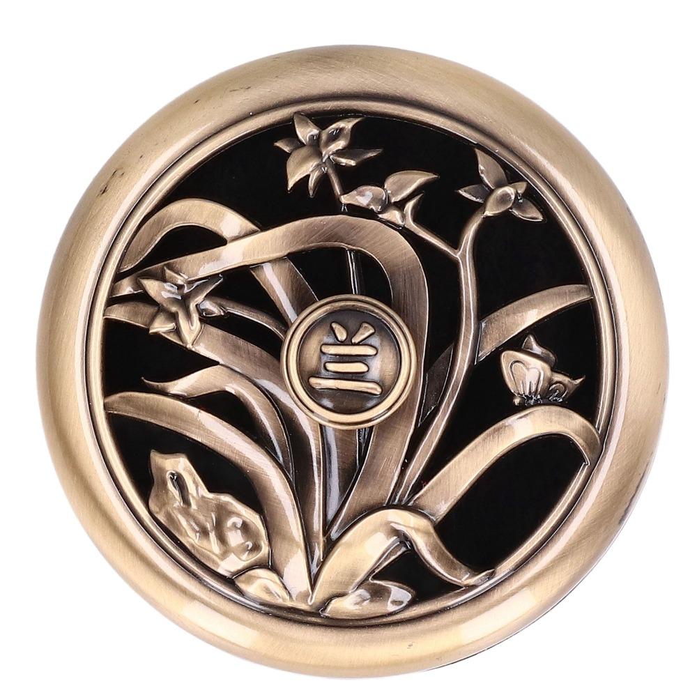 Bronze Retro Coil Incense Censer Desktop vintage handicraft ornament display