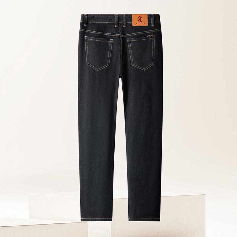 Montagut Men's Wool Blend Warm Straight-Leg Jeans