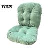 Seat Cushion with Ties Chair Back Support, Cozy Plush Dining Pad Straps Ties, Soft Warm for Office Chairs Ergonomic