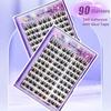 Curled Glue Free Fake Eyelashes Sweet Individual Fake Eyelashes  Make Up