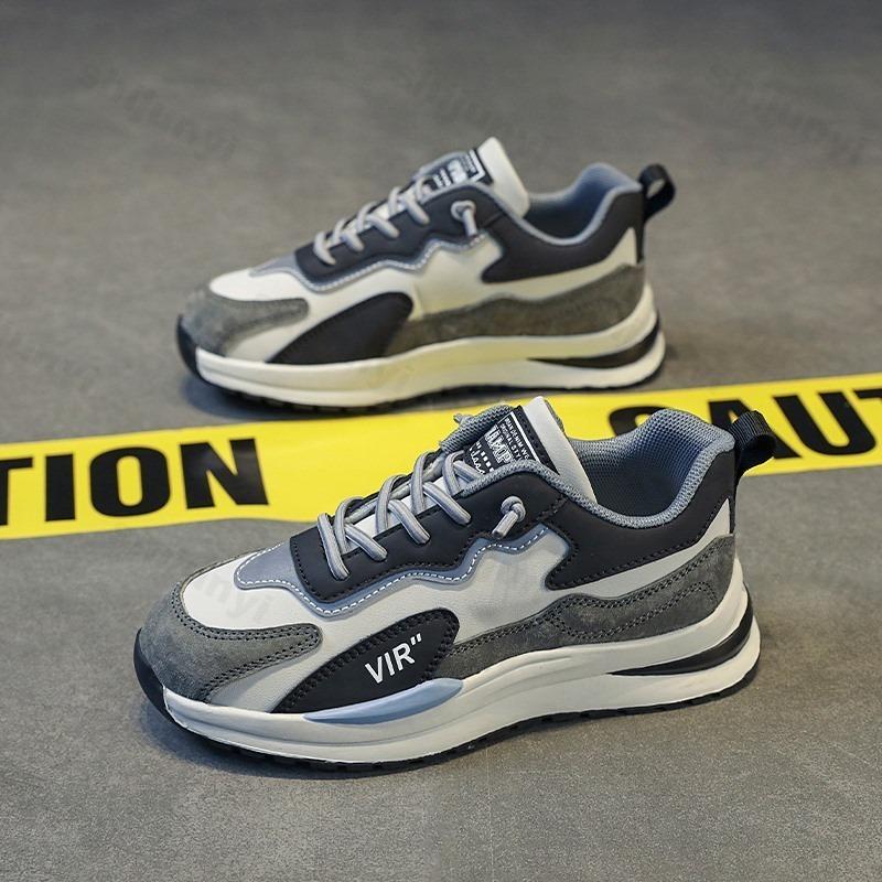 Men Sneakers Fashion Casual Running Shoe Breathable Lace-up Tennis Brand Shoes PU Leather Luxury Designer Zapatillas De Hombre
