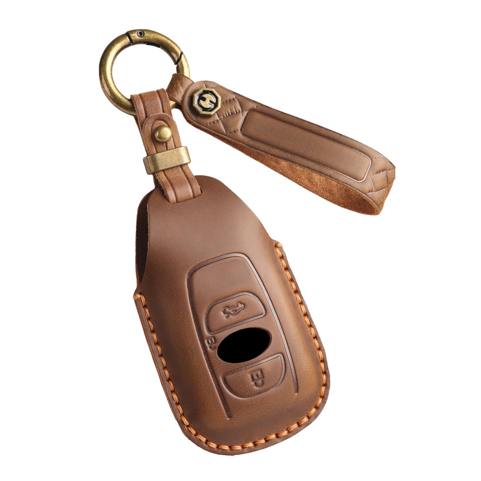 

ontto Subaru Key Case, Key Holder, Key Cover, Legacy, Outback, Forester, Revogue, Impreza, WRX, M коричневий