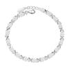 Creative XO Heart Bracelet for Women: S925 Silver, Korean Style, Versatile Fashion Accessory
