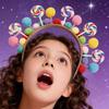 Cartoon Lollipop Hairband Sweet Candy Hair Band Girly Heart Princess Headband Birthday Party Holiday Costume Hair Accessories