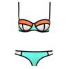 Bikini Set alla Moda Colore Cromatico Sexy Canottiera Costumi da Bagno Costume da Bagno
