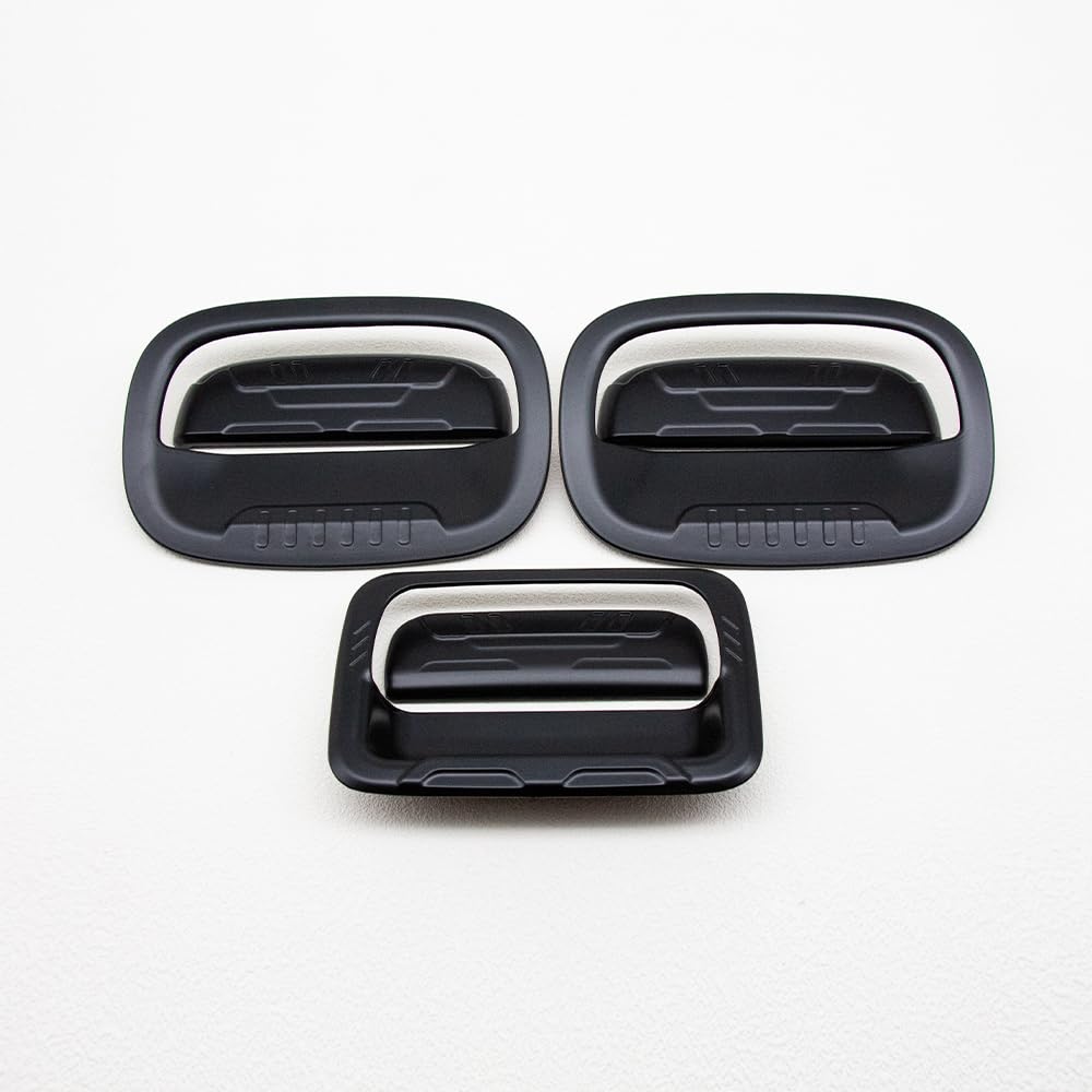 OKAYOHINN Door Handle Covers for Jimny Nomade JC74W Door Knob Door Panel Exterior Scratch ABS (3-door, Covers, Garnish, Prevention, Material, 6pcs)