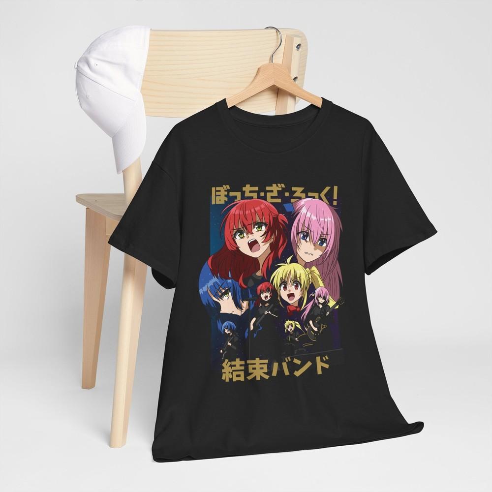 Hitori Gotou Bocchi The Rock Tshirt Kawaii Funny Yamadanijika Ijichi Shirt