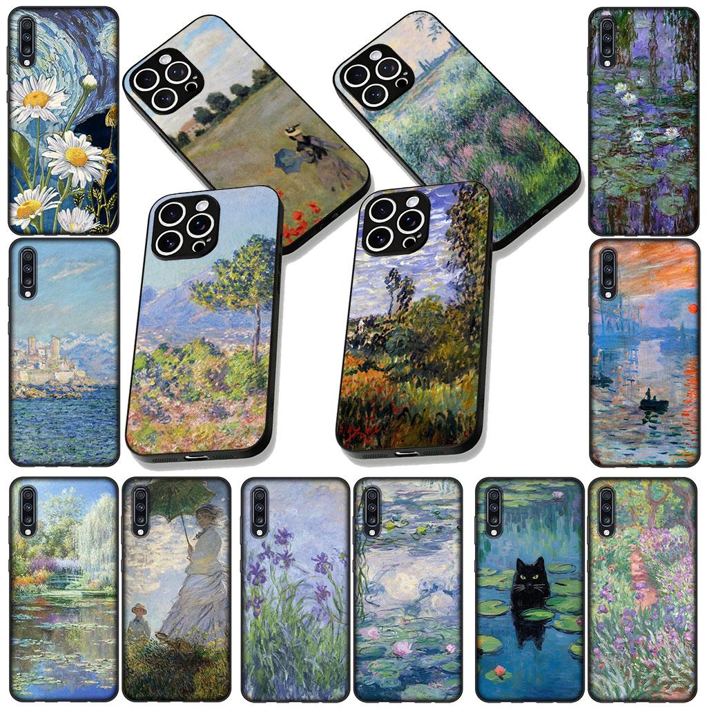 For Motorola Moto Edge 70 60 Fusion NEO Pro G Stylus G56 G57 G86 G96 G52 G04 G05 20 Case Claude Monet Impressionism Painter Art